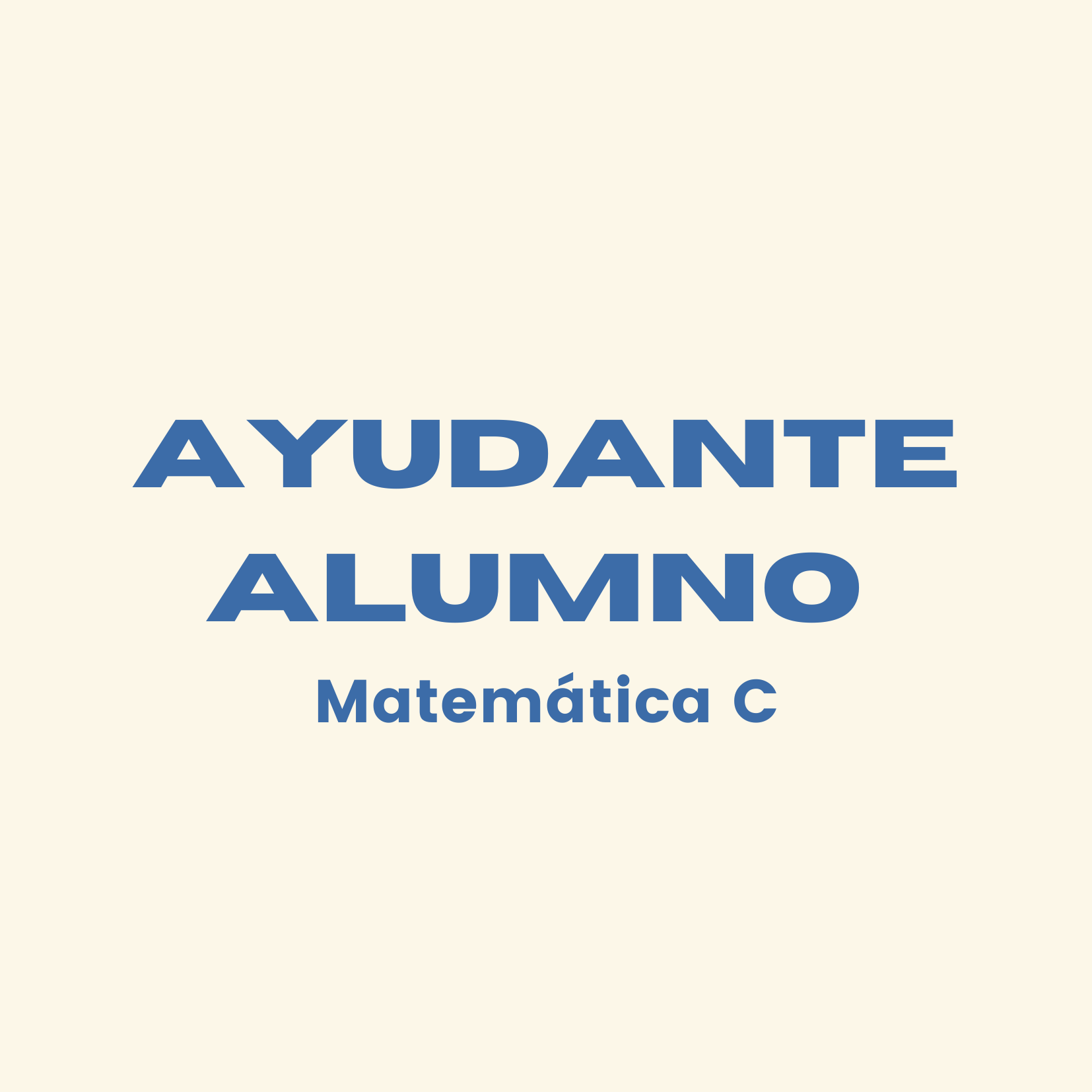 Ayudante Alumno Mat C Departamento De Ciencias Basicas